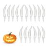 16 Pack Glowing Halloween Pumpkin Teeth Spooky Pumpkin Fangs Spooky Jack O Lantern Decorations for DIY Decor Home, School & Party Use view 1