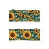 YeertMii Cute Sunflower Retro Baby Girl Bows And Headbands 6-12 Months For Baby Girls Newborn Infant Toddlers view 2
