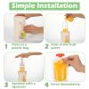 Afarnook Squeeze Station Baby Food Maker Refillable Baby Food Pouches 50 Pcs Squeezed Pouches Filler Snacks Puree Storage Homemade Prep Essential for Infant and Toddlers view 4