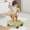 CAQYPVH Scooters with Handlebars, Floor Boards for Kids, Sensory Toys, Sit-up Boards, for Gym, Playground, and Home, Green, M view 2