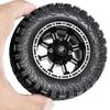 1.9-inch RC Crawler Tires Set Compatible with 1/12 Climbing Cars, 12mm Hex for FMS FCX12 CR12 ECX Barrage Redcat GEN7 S10 MJX XiH12Y MN128 MN82 OD:90mm (R345 Silvery) view 3