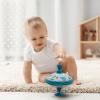 Beeqoo Humming Top Tin Spinning Top for Baby 18 Months and up, Classic Retro Toys for Toddler, Pump Spinner with Base, Parade Fun 7.9 Large Size view 2