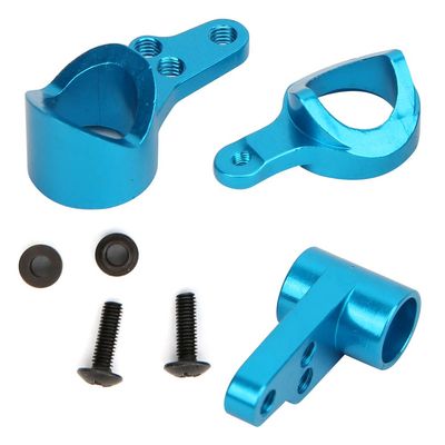 Aluminum Alloy Steering SERVO Saver Complete LC 1/14 Truck Upgrade Blue