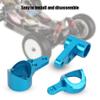 Aluminum Alloy Steering SERVO Saver Complete LC 1/14 Truck Upgrade Blue view 4
