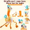 Fyxttalor Montessori Pull-Along Giraffe Toy for 18 Months Up, Multi-Sensory Baby Development Toy, Educational Gift for 1 Year Old Boys and Girls view 2