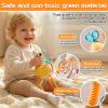 Fyxttalor Montessori Pull-Along Giraffe Toy for 18 Months Up, Multi-Sensory Baby Development Toy, Educational Gift for 1 Year Old Boys and Girls view 3