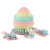 PowerTRC 3D Printed Dragon Family with Egg  1 Adult Blossom Dragon, 2 Baby Dragons & Egg | Articulated Fantasy Collectible Set | Made in USA view 3