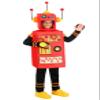 Kids Wonder Robot Costume | Tunic with Pants, Headpiece and Shoe Covers for Halloween Dress Up and Sci Fi Fun X-Small view 1