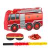 CarpNettore Fire Truck Pinata Creative Firetruck Birthday Party Supplies,with Hanging Loop Rod Blindfold and Confetti for Festival
