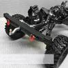 Compatible with SCX10 II 90046 RC Crawler Car Part Upgrade Metal Rear Bumper with Lights Accessories Rc Car Bull Bars view 4