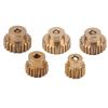 7075 Aluminum Alloy 48P Pinion Gear Set | 5PCS 16T - 24T Motor Gears Kit for 1/10 RC Car | High - Speed Long - Lasting Replacement Gears/Crawler/Drift Racing view 1