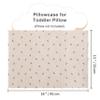 100% Natural Jersey Cotton Toddler Pillowcases (13x18 Inches) - Set of 2 Ultra-Soft Breathable Pillow Cases with Envelope Closure for Nursery and Travel, Cherries view 3