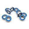 5pcs 4x7x2.5 mm MR74 2RS ABEC-7 Electric RC Cars Trucks Miniature Bearings L740D Blue Rubber Sealed view 3