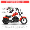 24V Electric Dirt Bike, 250W Electric Motorcycle w/LED Light, Leather Seat- Two Speed Max Up to 14MPH & 60 Minutes Continuous Motorbike for Kids/Teens view 2