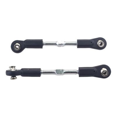Compatible with ZD for Racing for DBX-07 EX-07 1/7 RC Car Upgrade Parts Spare Replacement Accessories 2Pcs Front Steering Rod 8020 RC Car Accessories