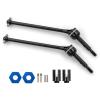 Compatible with Traxxas for Slash for Rustler for Hoss for Stampede for VXL 4X4 2WD 1/10 RC Car Parts 2Pcs Steel Rear Drive Shaft RC Car Transmission Shaft view 1