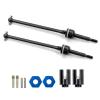 Compatible with Traxxas for Slash for Rustler for Hoss for Stampede for VXL 4X4 2WD 1/10 RC Car Parts 2Pcs Steel Rear Drive Shaft RC Car Transmission Shaft view 2