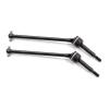 Compatible with Traxxas for Slash for Rustler for Hoss for Stampede for VXL 4X4 2WD 1/10 RC Car Parts 2Pcs Steel Rear Drive Shaft RC Car Transmission Shaft view 3