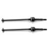 Compatible with Traxxas for Slash for Rustler for Hoss for Stampede for VXL 4X4 2WD 1/10 RC Car Parts 2Pcs Steel Rear Drive Shaft RC Car Transmission Shaft view 4