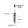 Compatible For Iridium Platinum Compatible For Spark Plug ILZKAR8L7G 93143 Is Suitable Compatible For Haval F5/H4/H6/F7 OE 12290-5PA-A01(Rear 2Pcs) view 2