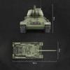 Hmhetay Soviet T-34 RC Tank, 2.4G Remote Control Medium Military Tank Model with Sound Smoke Shooting Effect, Gift for Army Fans - Basic Edition view 2