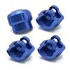 4PCS Aluminum Shock Cap Protector Compatible with 1 7 and 1 8 Scale RC Cars Upgrade Replacement Parts(Blue) view 1