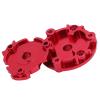 Aluminum Alloy Housing Cush Drive RC Car Spare Part Durable Lightweight CNC Precision Machined for XMAXX 8S 1/5 EREVO 2.0 VXL 1/10 RC Red 23g 2 Parts view 2