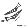 1/10 Scale RC Car Metal Rear Spoiler Wing Compatible with TT02 XV01 94123 PGT2 Drift Car Models Upgrade Part Tail Wing view 4