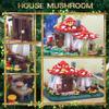 1126PCS Mini Mushroom House Building Blocks Set,Unique Treehouse Arichtecture Ornament, Creative Toy Gift for 6+ Kids or Adults view 2