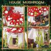 1126PCS Mini Mushroom House Building Blocks Set,Unique Treehouse Arichtecture Ornament, Creative Toy Gift for 6+ Kids or Adults view 3