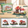 1126PCS Mini Mushroom House Building Blocks Set,Unique Treehouse Arichtecture Ornament, Creative Toy Gift for 6+ Kids or Adults view 4