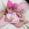 48CM Open Mouth Reborn Baby Dolls Silicone Full Body Girl Lifelike Weighted Handmade Anatomically Correct Newborn Baby Doll for Kids view 1