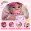 48CM Open Mouth Reborn Baby Dolls Silicone Full Body Girl Lifelike Weighted Handmade Anatomically Correct Newborn Baby Doll for Kids view 2
