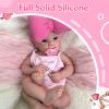 48CM Open Mouth Reborn Baby Dolls Silicone Full Body Girl Lifelike Weighted Handmade Anatomically Correct Newborn Baby Doll for Kids view 4