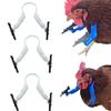 3pcs 3D Printed Chicken Arm with Uzi - Unique Toy Props for Creative Gifts, Cosplay & Desk Decor, Funny Chicken Soldier Action Figure Accessories(White) view 1