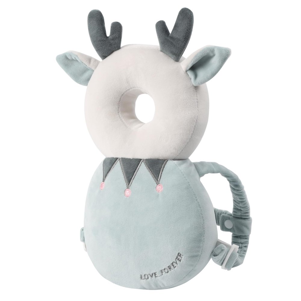 HGTC Baby Head Protection Backpack - Soft Lightweight Fall Cushion for Toddlers During Crawling & Walking, Helps Ease Impact from Backward Tumbles(Deer)