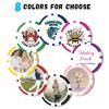12 Grams Personalized Poker Chips|25-500PCS Custom Clay Poke Chips with Logo, Text|Double-Sided Full-Color Printing|Goods for Bar Drink Tokens,Golf Ball Markers,Poker Games,Casino Nights (E,Red) view 2