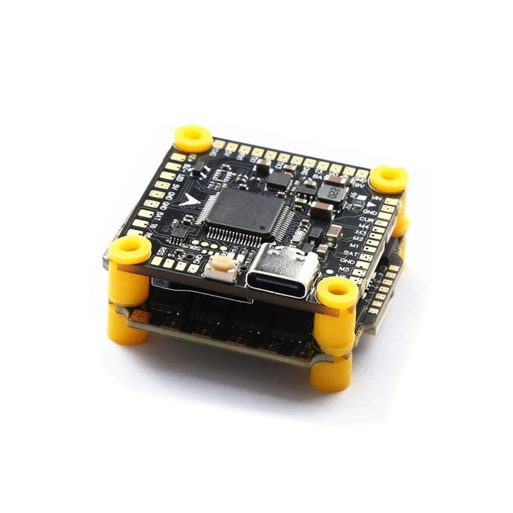 HTLNUZD F405 V2 F4 V3S Flight Control FC & BLS-50A/65A 4in1 ESC Stack Compatible with FPV Drone Quadcopter, Alternative to Speedybee F405 (F405 V2+65A)