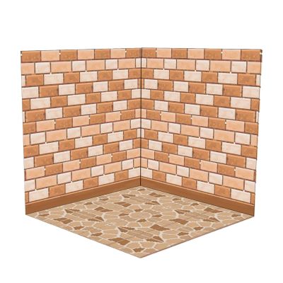 TTETTZ 1/6 Scale Show Backdrop Model Scene Display for Action Figures Ob11 BJD Dolls Diecast Car, Kitchen