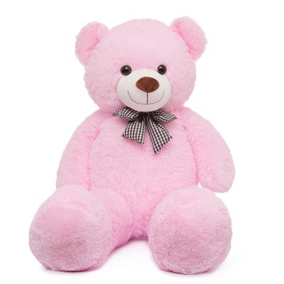 47 inch Big Giant Teddy Bear Stuffed Animals, Pink Soft Plush Life Size Bear Toy All Ages Gift for Children/Girlfriend/Valentine's Day/Christmas/Birthday/Baby Shower/Wedding/Party Decorations