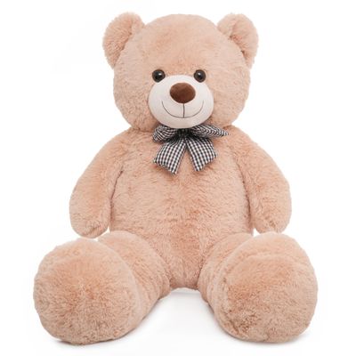 47 inch Big Giant Teddy Bear Stuffed Animals, Light Brown Soft Plush Life Size Bear Toy All Ages Gift for Children/Girlfriend/Valentine's Day/Christmas/Birthday/Baby Shower/Wedding/Party Decorations