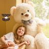 47 inch Big Giant Teddy Bear Stuffed Animals, White Cream Soft Plush Life Size Bear Toy All Ages Gift for Children/Girlfriend/Valentine's Day/Christmas/Birthday/Baby Shower/Wedding/Party Decorations view 4
