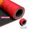 35.4 * 35.4 Inches Anti-Slip and Noise-reducing Mahjong Mat, Large-Sized Game Mahjong Table Mat,with a Black Storage Bag, Suitable for Mahjong, Poker, Card Games, Dominoes(Red) view 3