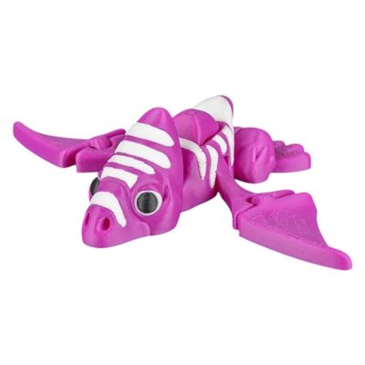 Gecko Lizard Figurine Articulated Desk Fidget & Colorful Reptile Decor for Lizard Lovers Jurassic Joy Collection 3D Printed in Canada