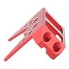 Aluminum Alloy Steering Servo Guard, CNC Machined SOA Armor Cover, Protective Upgrade Part for 1/10 RC Crawler Cheeter Rig Rock Bouncer Roll Cage Capra RR10 Wraith DIY RC Car Upgrade Parts Red view 2