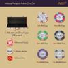 Playzaic 500-piece Aluminum Milano Poker Chip Case - 10-gram Real Clay Set - Casino Chips for Texas Holdem, Blackjack - Betting Game Accessories view 2