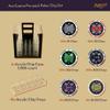 Playzaic 1000-piece Acrylic Ace Casino Poker Chip Case - 14-gram Heavy Clay Composite Set - Casino Chips for Texas Holdem, Blackjack - Betting Game Accessories view 2