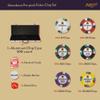 Playzaic 500-piece Aluminum Showdown Poker Chip Case - 13.5-gram Heavy Clay Composite Set - Casino Chips for Texas Holdem, Blackjack - Betting Game Accessories view 2