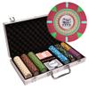 Playzaic 300-piece Aluminum The Mint Poker Chip Case - 13.5-gram Heavy Clay Composite Set - Casino Chips for Texas Holdem, Blackjack - Betting Game Accessories