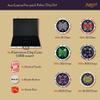 Playzaic 1000-piece Aluminum Ace Casino Poker Chip Case - 14-gram Heavy Clay Composite Set - Casino Chips for Texas Holdem, Blackjack - Betting Game Accessories view 2